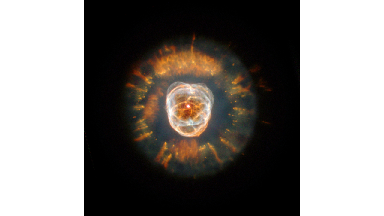 Nebulosa Eskimo ripresa da Hubble Space Telescope. Crediti NASA/ESA/HST