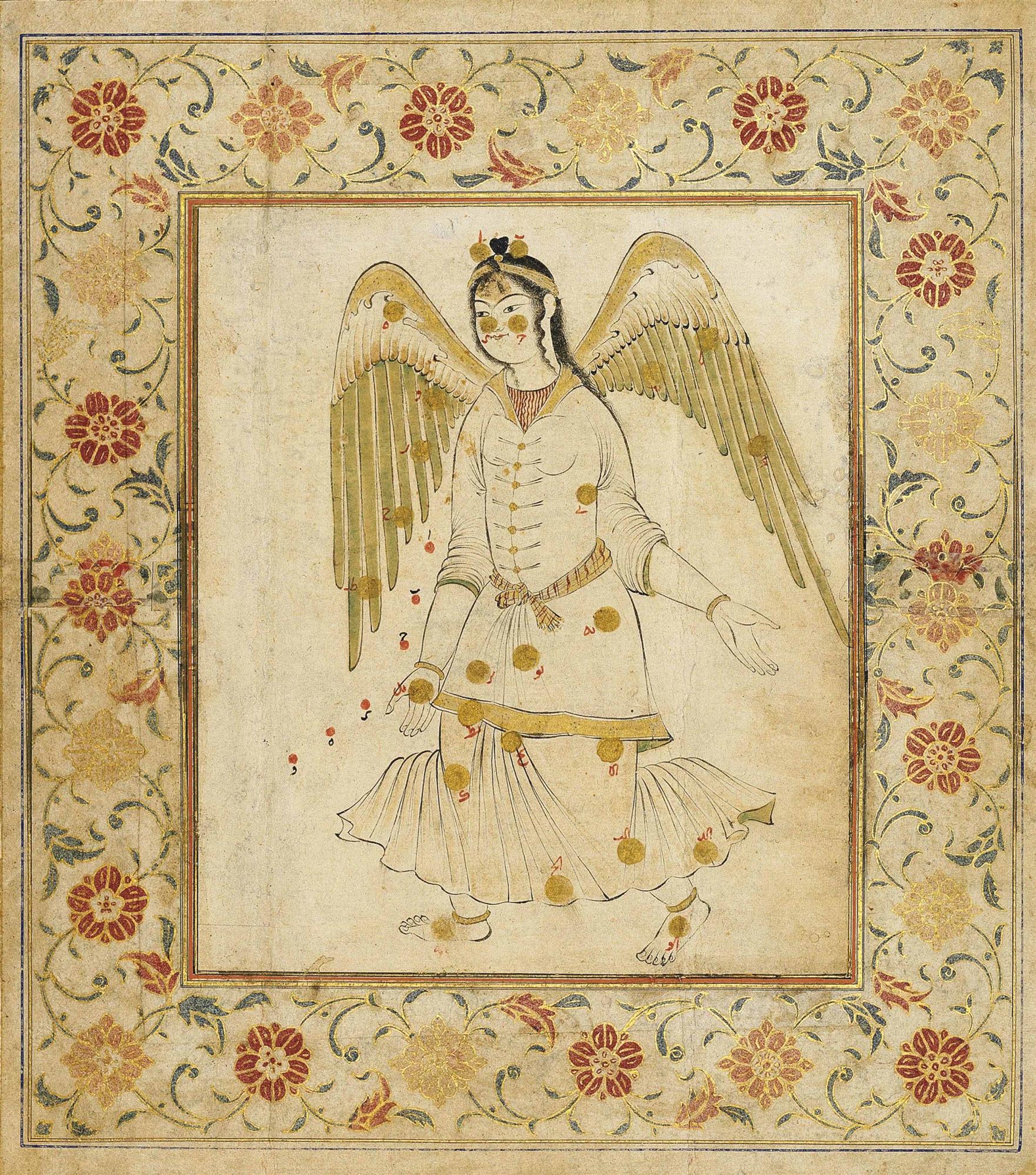 The Constellation Virgo (Al-Adhra), XVII secolo, Safavic Iran